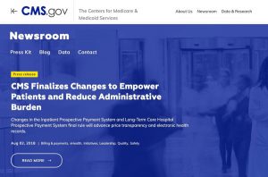 CMS updates website with reporters’ needs in mind