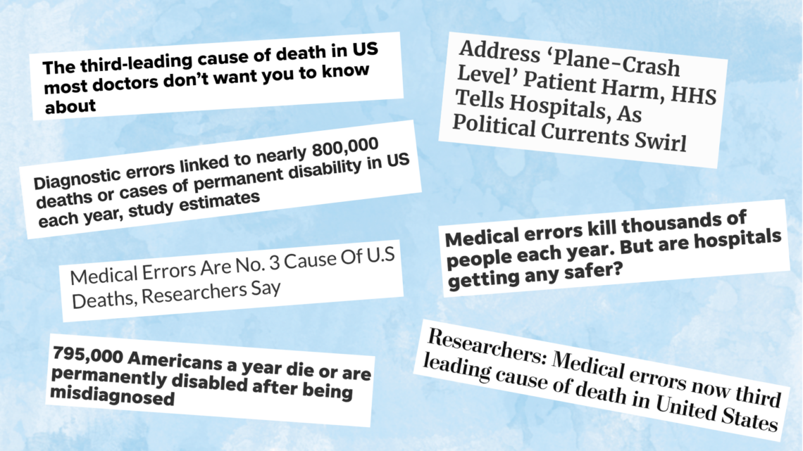 ‘Medical errors are the third leading cause of death’ and other statistics you should question