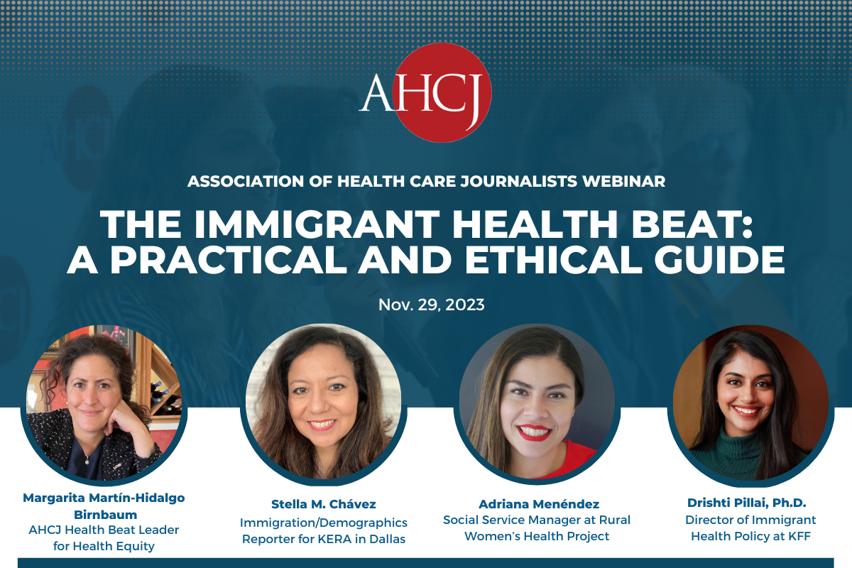 the immigrant health beat AHCJ webinar