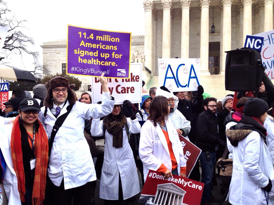 health insurance ObamaCare ACA rally