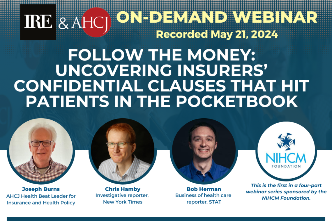 Follow the Money: Uncovering insurers’ confidential clauses that hit patients in the pocketbook