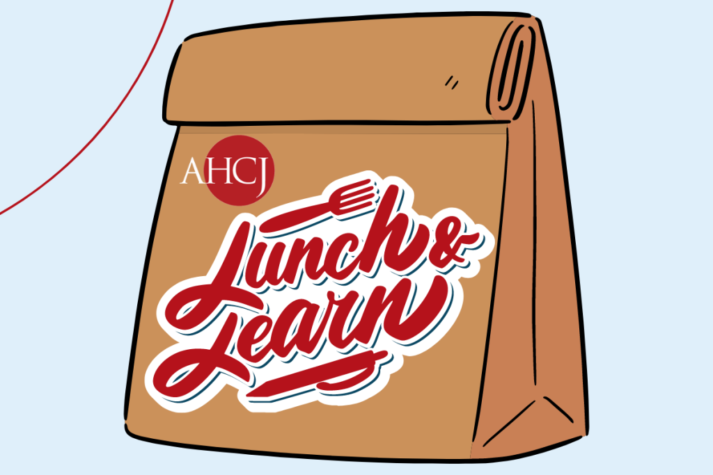 AHCJ Lunch and Learn freelance logo