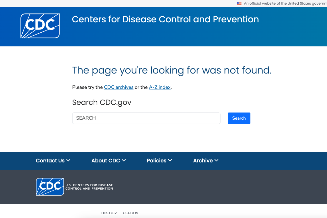 Download time: What journalists should know about disappearing federal health data
