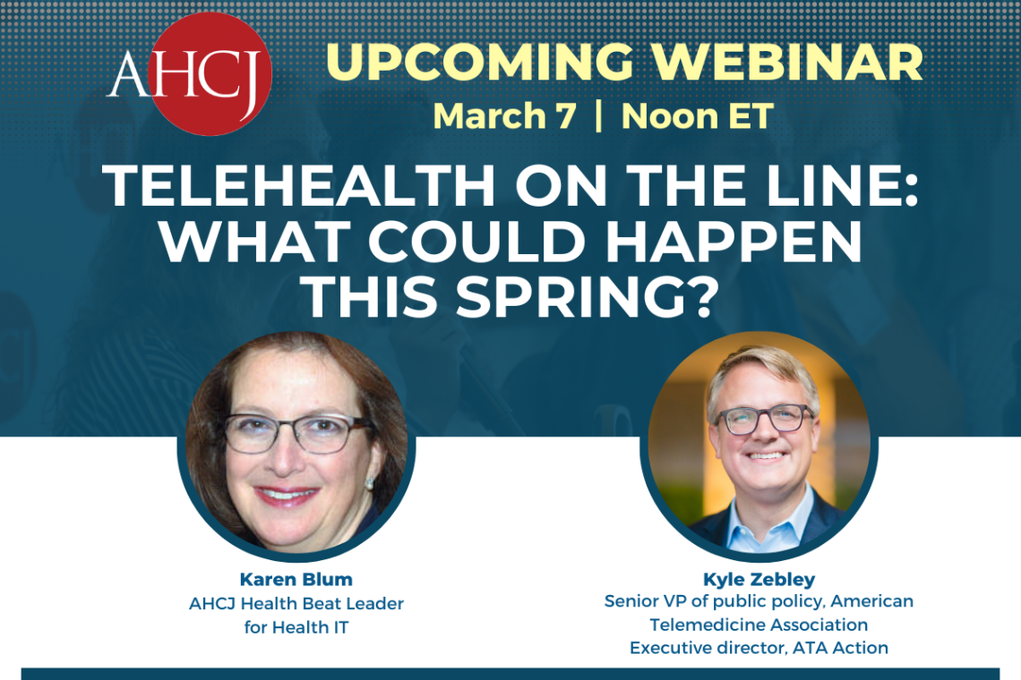 Telehealth on the line: What could happen this spring?
