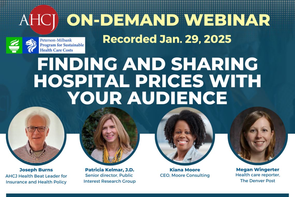 Finding and sharing hospital prices with your audience