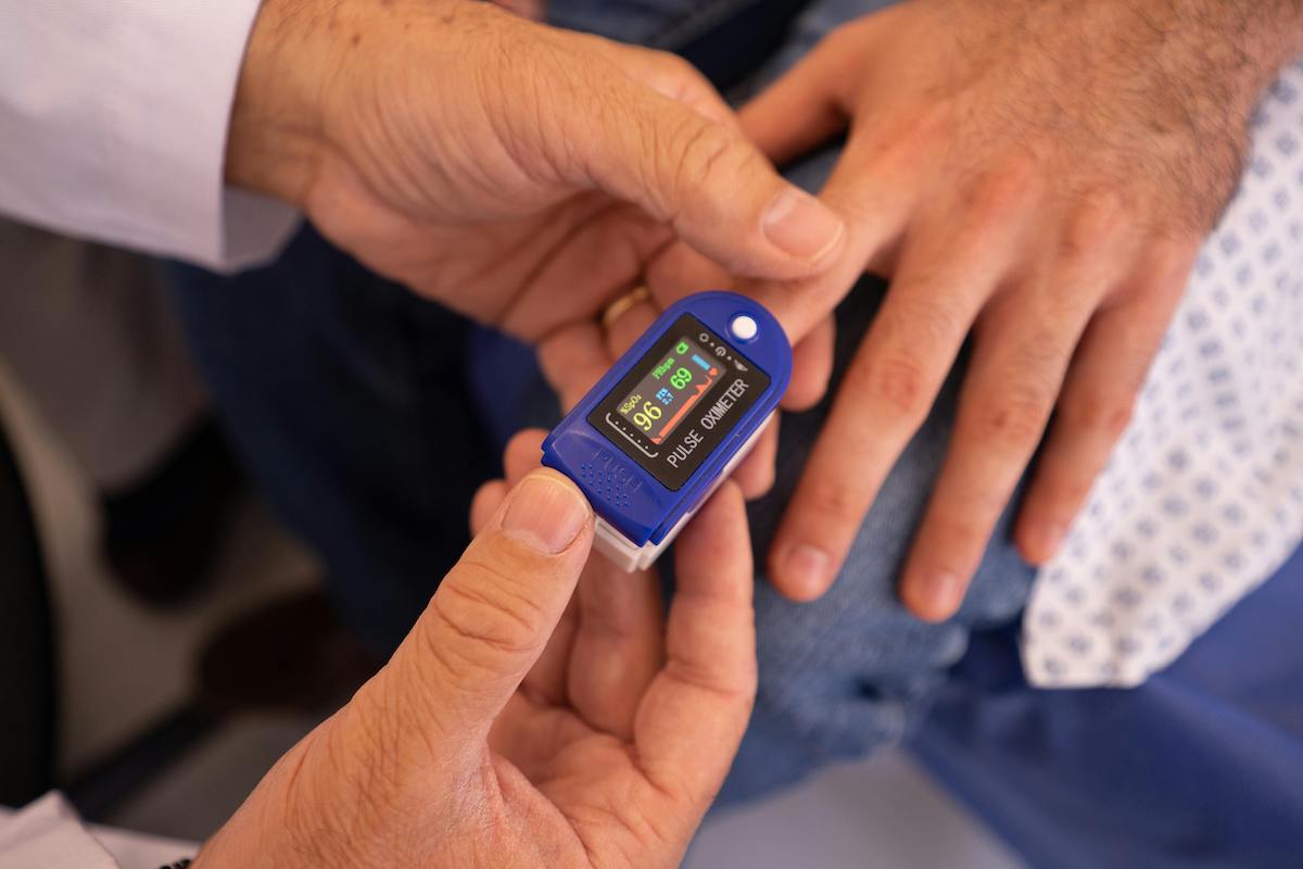 a pulse oximeter