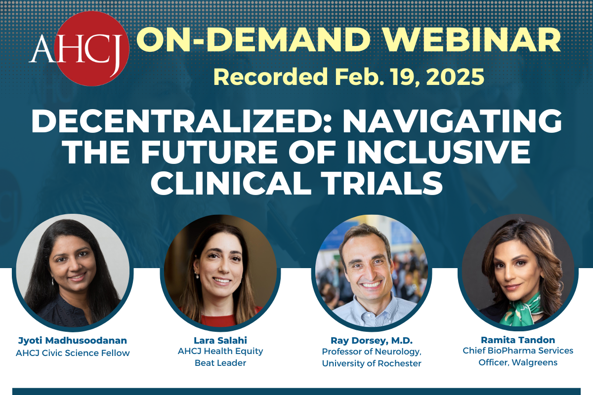 Decentralized: Navigating the future of inclusive clinical trials ...