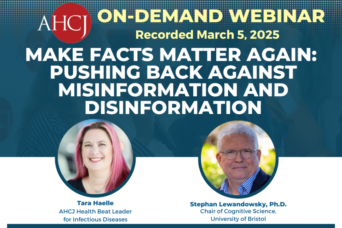 Make facts matter again: Pushing back against misinformation and disinformation