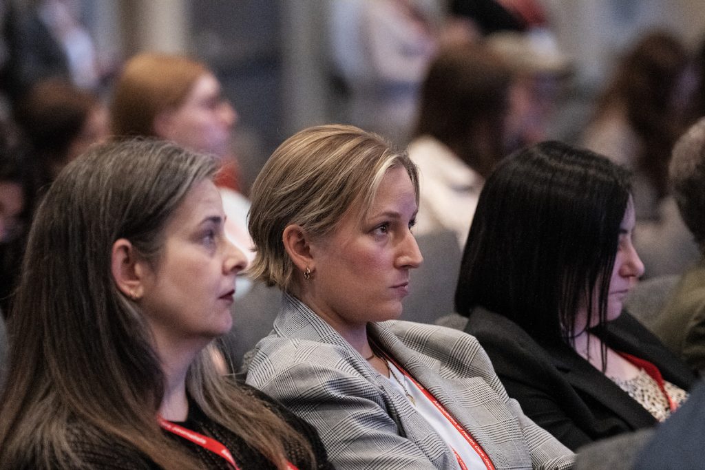 Attendees of HJ25 in LA listen to CMS Chief of Staff Stephanie Carlton's session