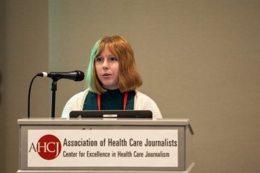 Meg Wingerter with The Denver Post speaks at HJ25