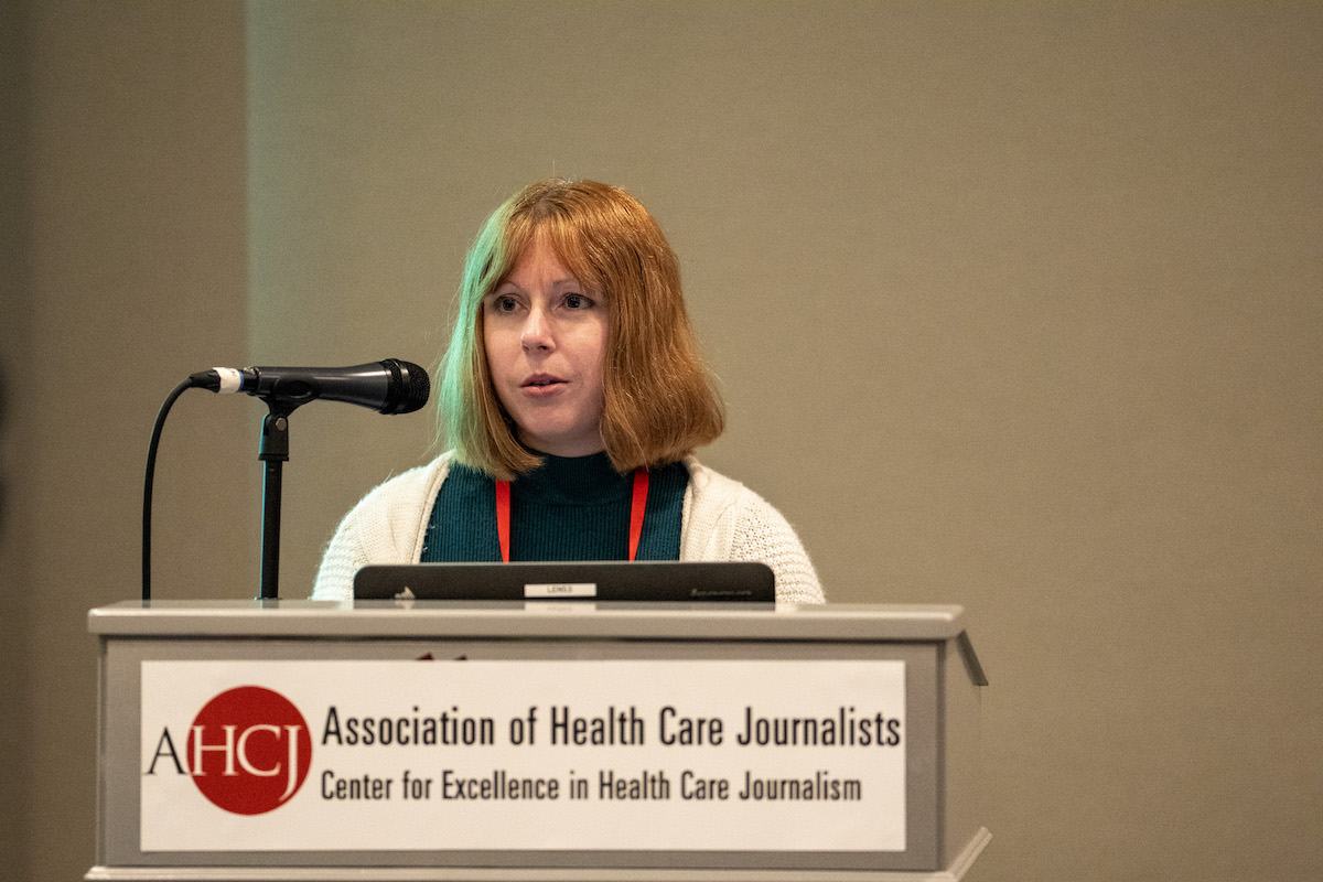 Meg Wingerter with The Denver Post speaks at HJ25