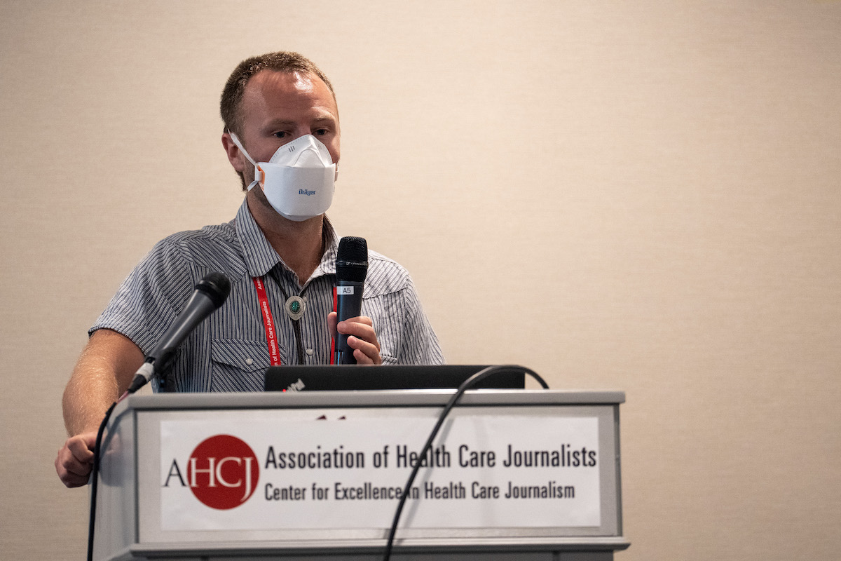 Miles Griffis of The Sick Times speaks about long COVID at HJ25