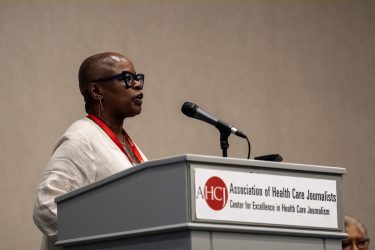 Katti Gray speaks on a panel about racism in health care about HJ25
