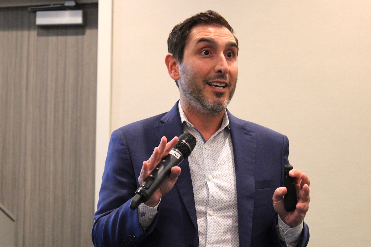 Dr. Jonathan Santoro of Children's Hospital Los Angeles speaks about Down Syndrome Regression Disorder during his lightning talk at HJ25