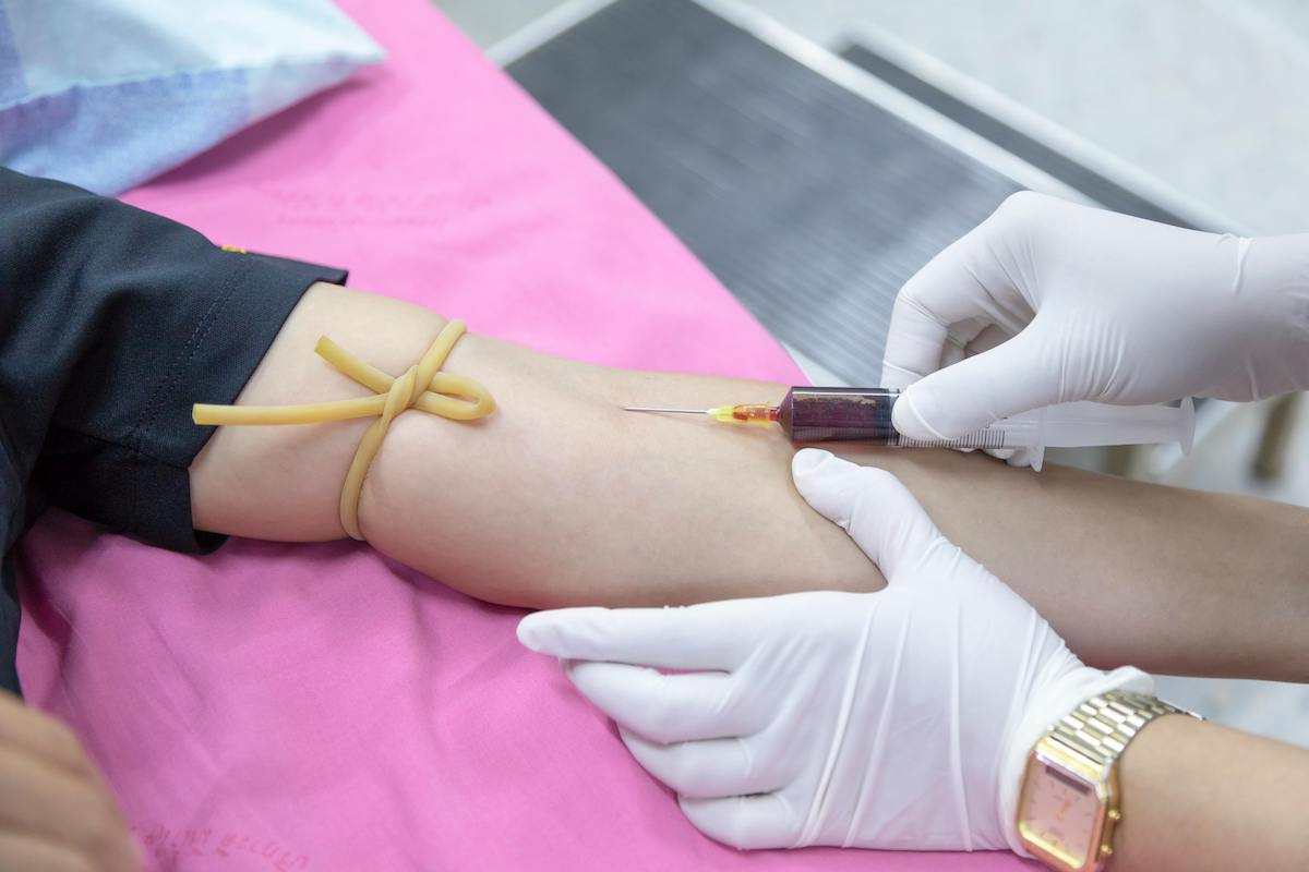 person giving blood. liquid biopsies featured image