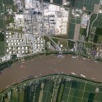 satellite imagery of Cancer Alley in Louisiana, a site that would have received increased monitoring and support from Justice40 initiatives.