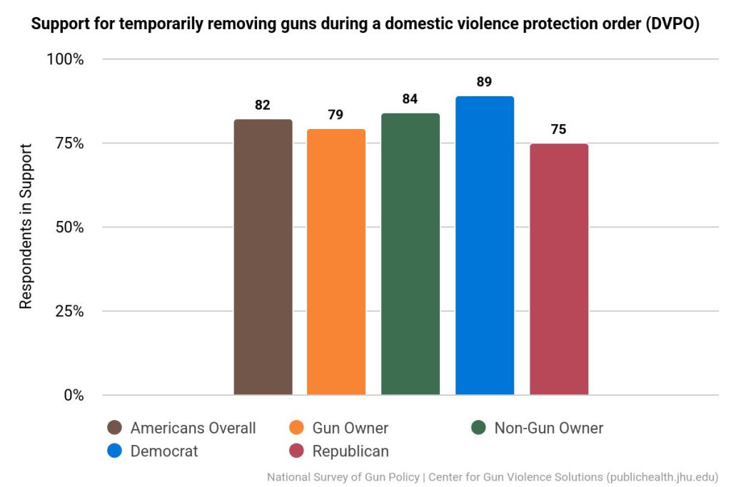 Support for temporarily removing guns during a DVPO