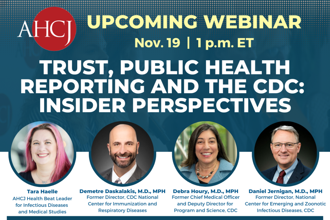 Trust, public health reporting and the CDC: Insider perspectives