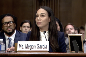 Megan Garcia testifying to the U.S. Senate Committee on the Judiciary