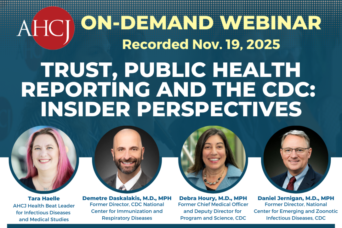 Trust, public health reporting and the CDC: Insider perspectives