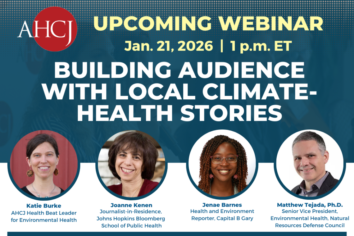 Building audience with local climate-health stories