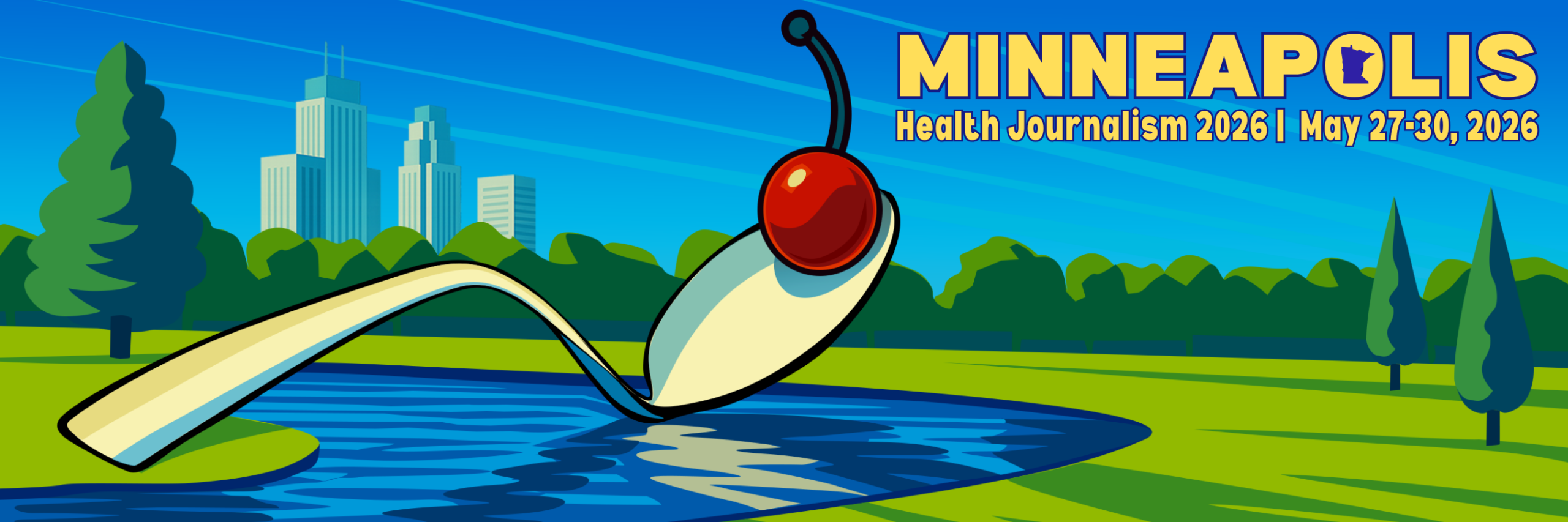 HJ26 logo: Minneapolis | Health Journalism 2026 | May 27-30, 2026