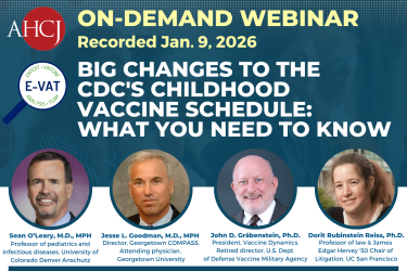 On-demand Webinar: Recorded Jan. 9, 2026. Big changes to the CDC's childhood vaccine schedule: What you need to know