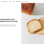 Screenshot of Christina Heiser's story in National Geographic for her How I Pitched It article. Headline: 'Is gluten really that bad for you? Here's what happens when you stop eating it.' Subhead: 'Only a small percentage of the population actually needs to avoid gluten, yet millions have jumped on the trend. Here's what science says about the risks and benefits of going gluten-free.'