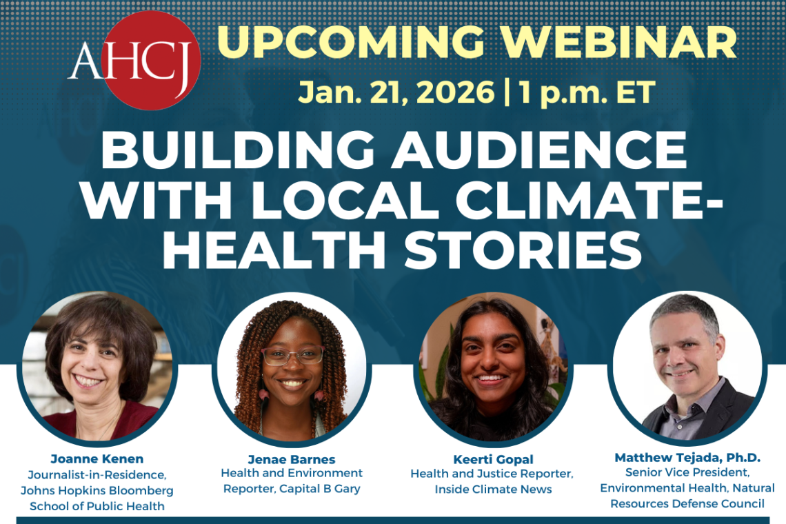 Building audience with local climate-health stories
