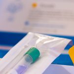 A direct-to-consumer home testing kit.