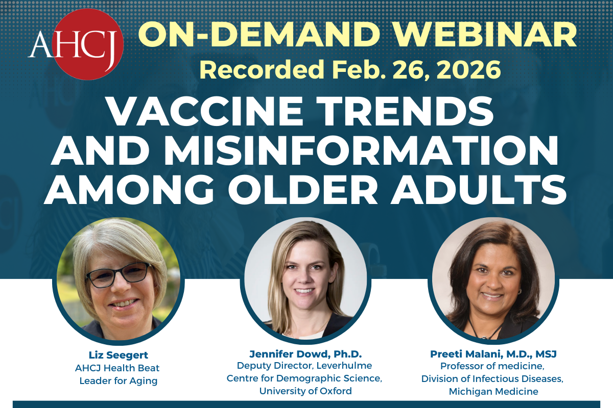 On-Demand webinar: Recorded Feb. 26, 2026. Vaccine trends and misinformation among older adults