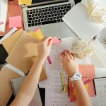 an unorganized desk. Follow these tips to get organized and stay that way