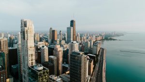 Chicago skyline. Gun violence featured image