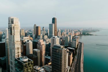 Chicago skyline. Gun violence featured image