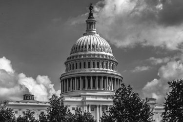 U.S. Capitol Building Black and White. Photo by Gonzalo Mendiola via Pexels