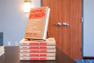 "Coverage Denied: How Health Insurers Drive Inequality in the United States" by Miranda Yaver. Photo by Zachary Linhares