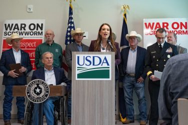 U.S. Department of Agriculture (USDA) Secretary Brooke Rollins host a standing press conference from the newly opened Knipling-Bushland U.S. Livestock Insects Research Laboratory, in Kerrville, Texas to provide updates on the New World Screwworm