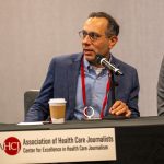 Mark Abdelmalek, M.D., speaks at HJ26. Photo by Zachary Linhares