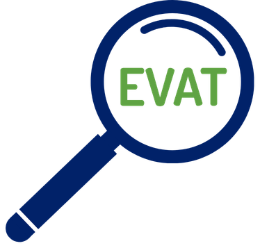 Logo for the Expert Vaccine Analysis Team (EVAT)