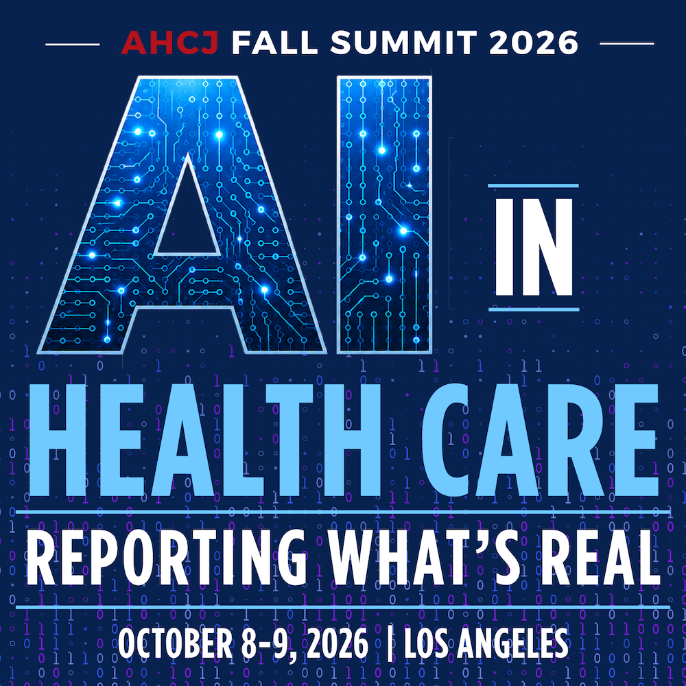 Register now for AHCJ’s Fall Summit on AI in health care