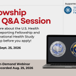 Fellowship Live Q&A Session Learn more about the U.S. Health System Reporting Fellowship and the International Health Study Fellowship before you apply! Apply by Sept. 25, 2026. On-demand webinar recorded Aug. 25, 2026. Supported by The Commonwealth Fund