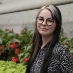 Kiley Koscinski. A trip to Japan was the basis of her reporting project, a multi-part series called "Designing Dignity." It explores how the U.S. and Japan approach elder care, with a focus on dementia, caregiving infrastructure, and what policy ideas might translate across the Pacific.