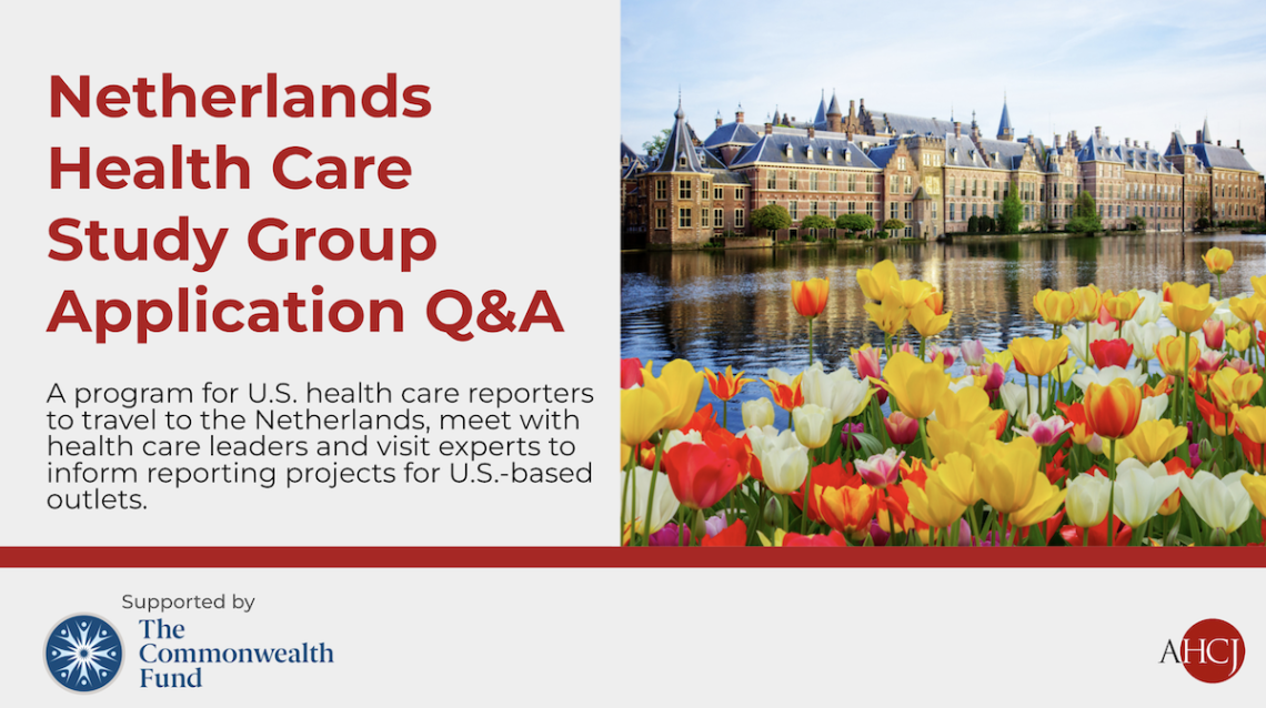 Watch: Netherlands Health Care Study Group informational webinar and Q&A